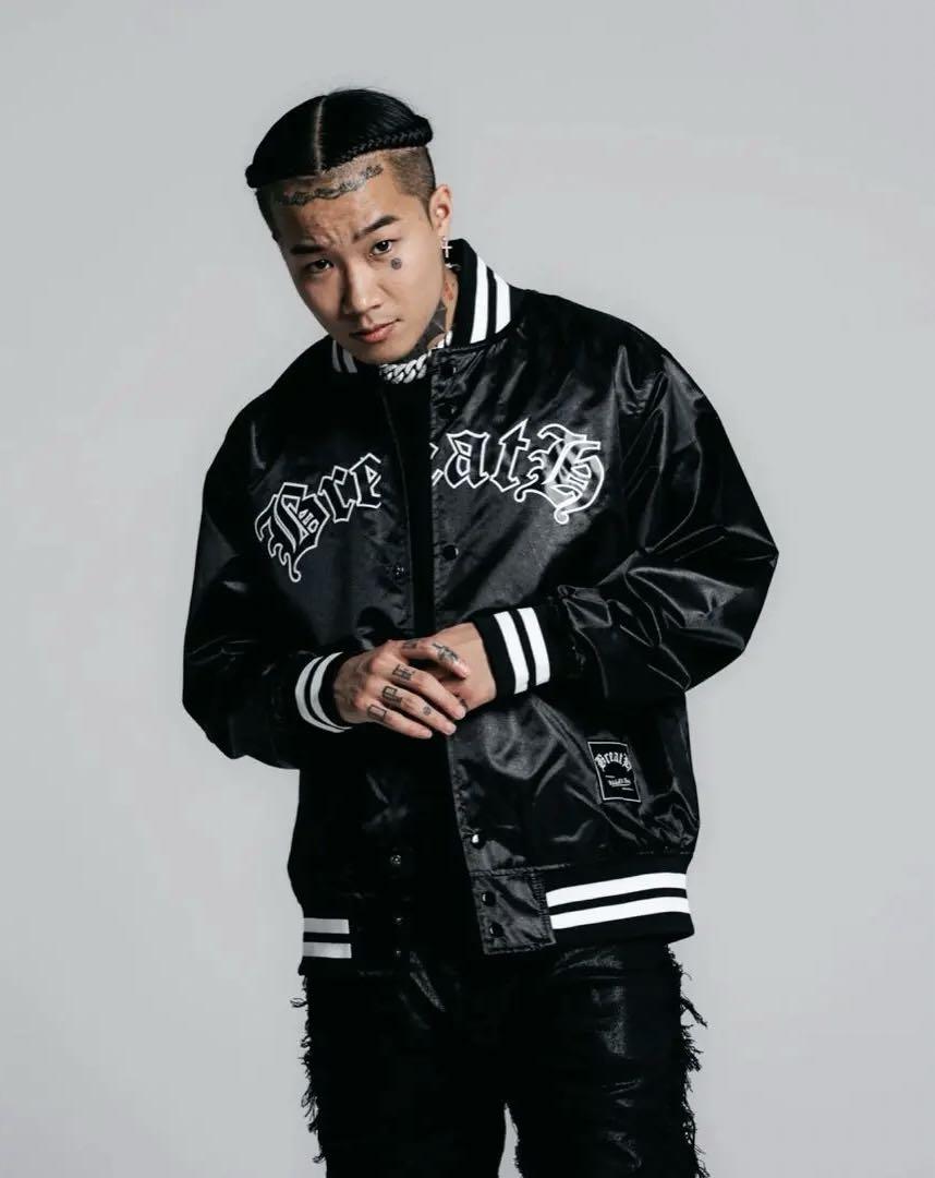 Breath × MITCHELL&NESS SATIN JACKET