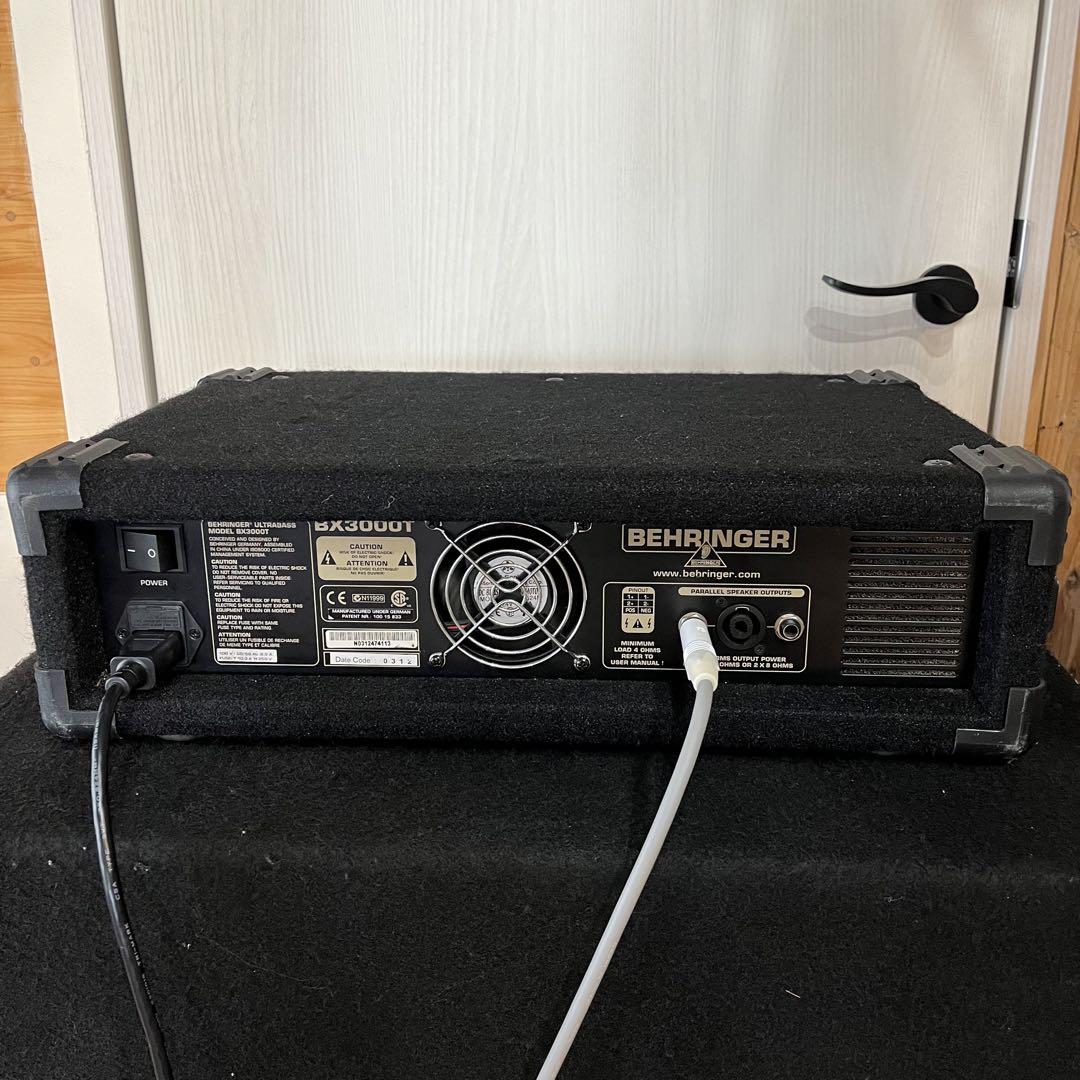 【送料込み】BEHRINGER BX3000T ベースヘッド 動作良好 底値】Behringer BX3000T ベースヘッド 動作良好