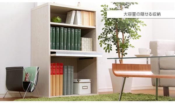 収納家具【DEALS-ディールズ-】 フラップ扉1枚タイプ ホワイトオーク