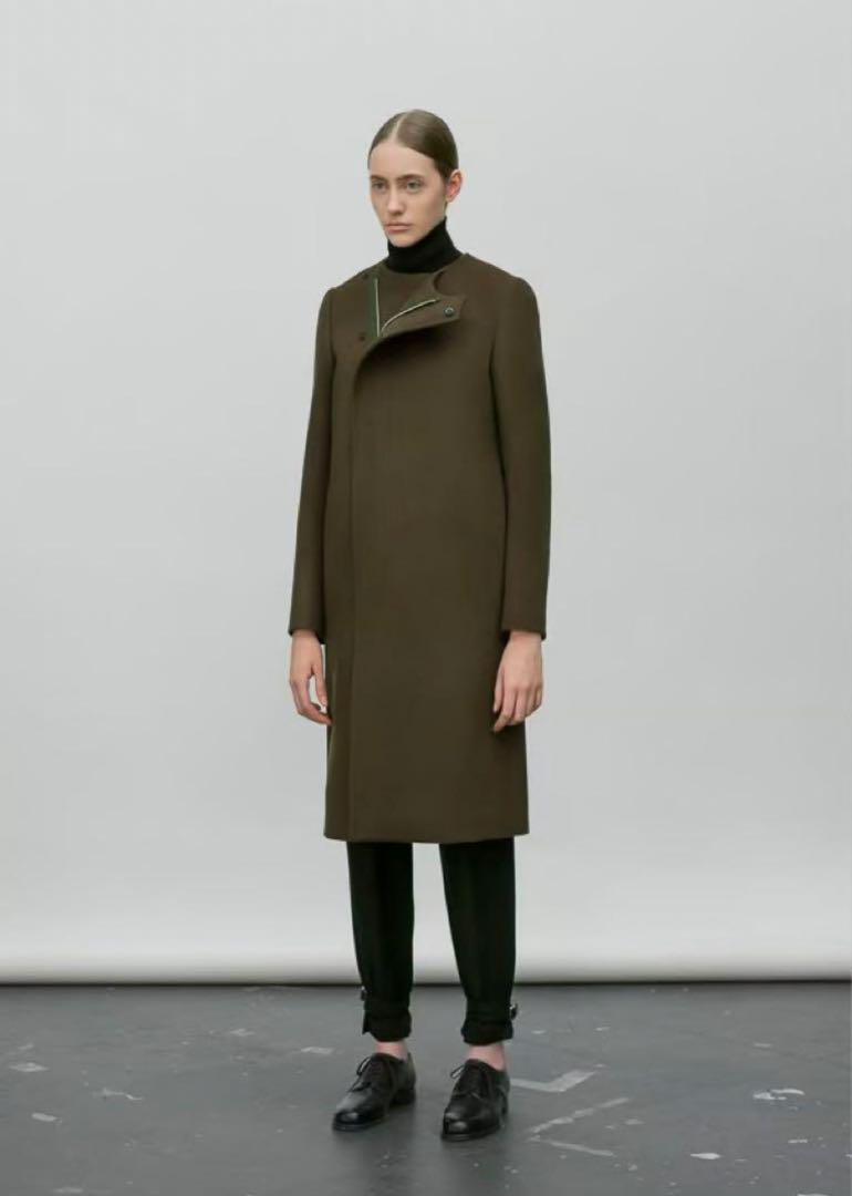 HYKE チェスターコート サイズ1 グレー セール】SITRY Wool Chester Coat/別注 オーバーサイズ ウール