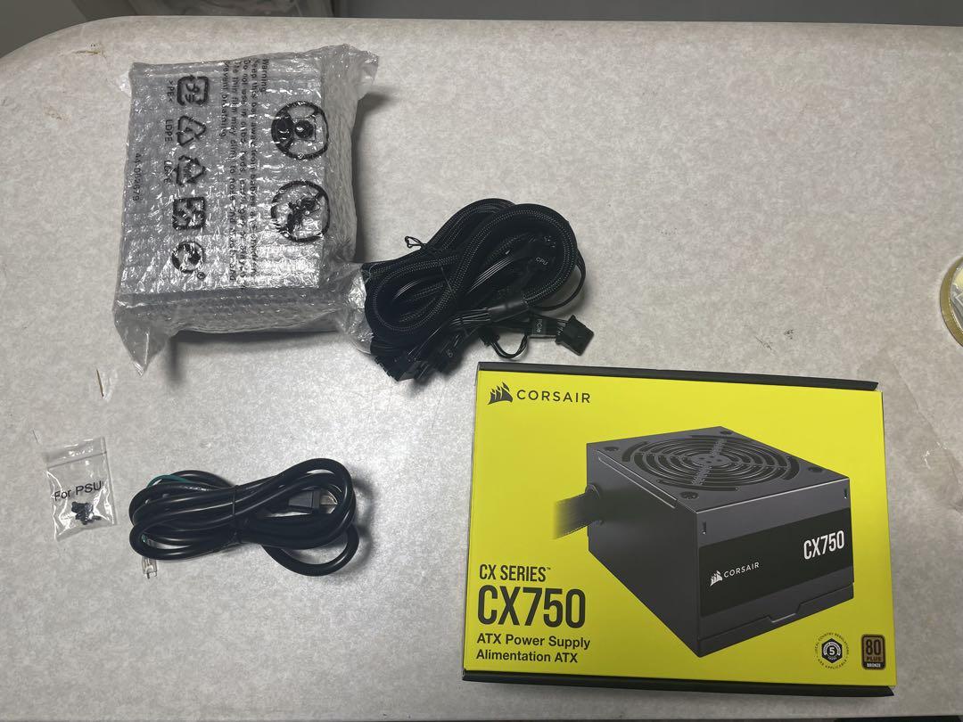 Corsair CX750 電源ユニット 750W 新品同様