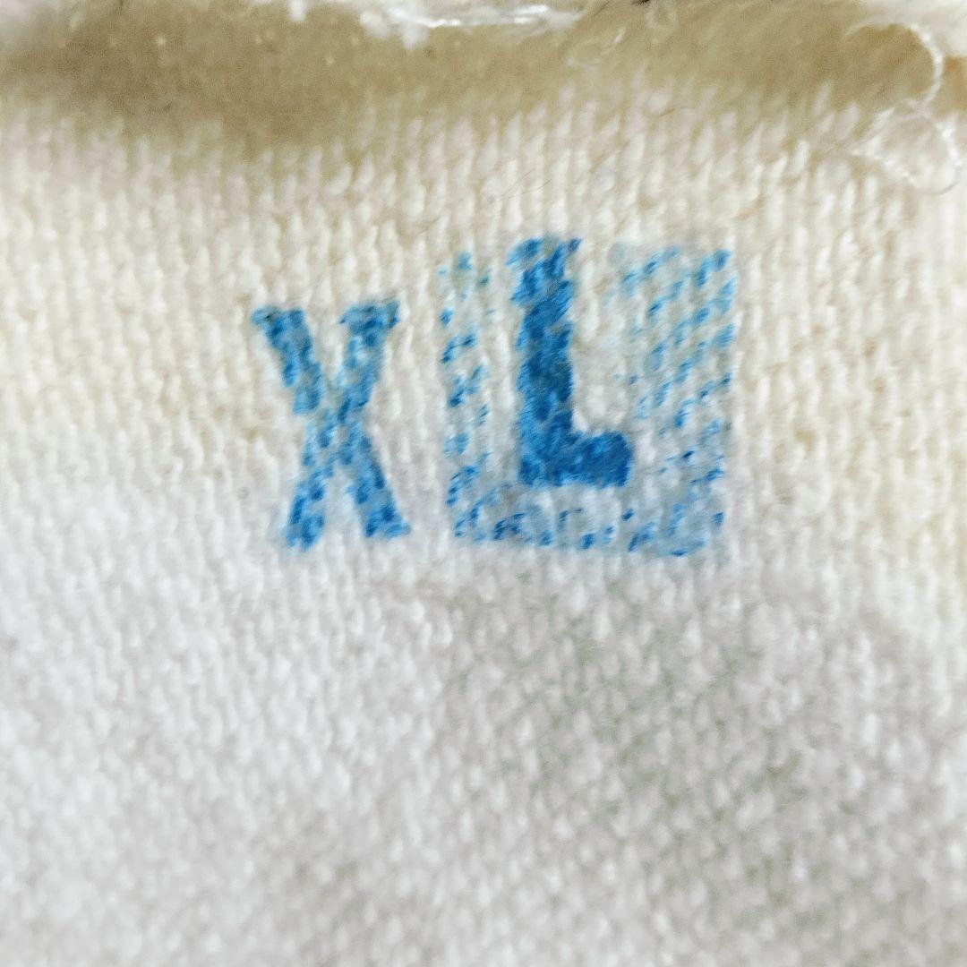 BORO　ダメージスエット　グランジ　パンク　長袖　白　XL　匿名配送
