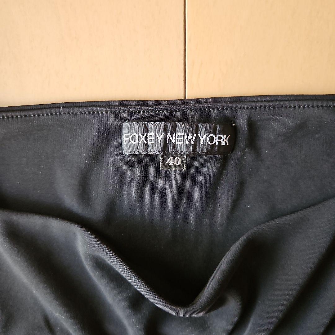 FOXEY NEW YORK ブラックタンクトップ 40