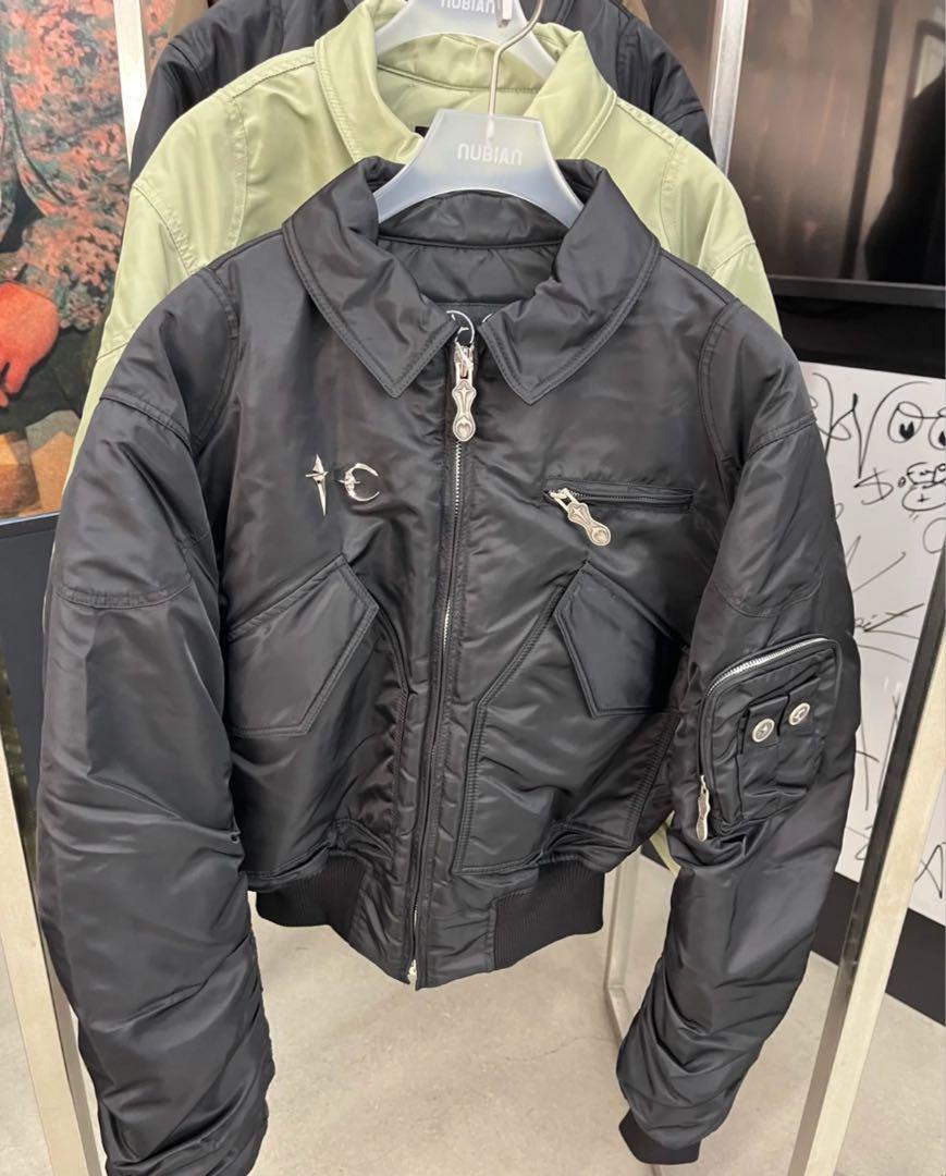 thug club フライトジャケット スタッズ Bomber Jacket