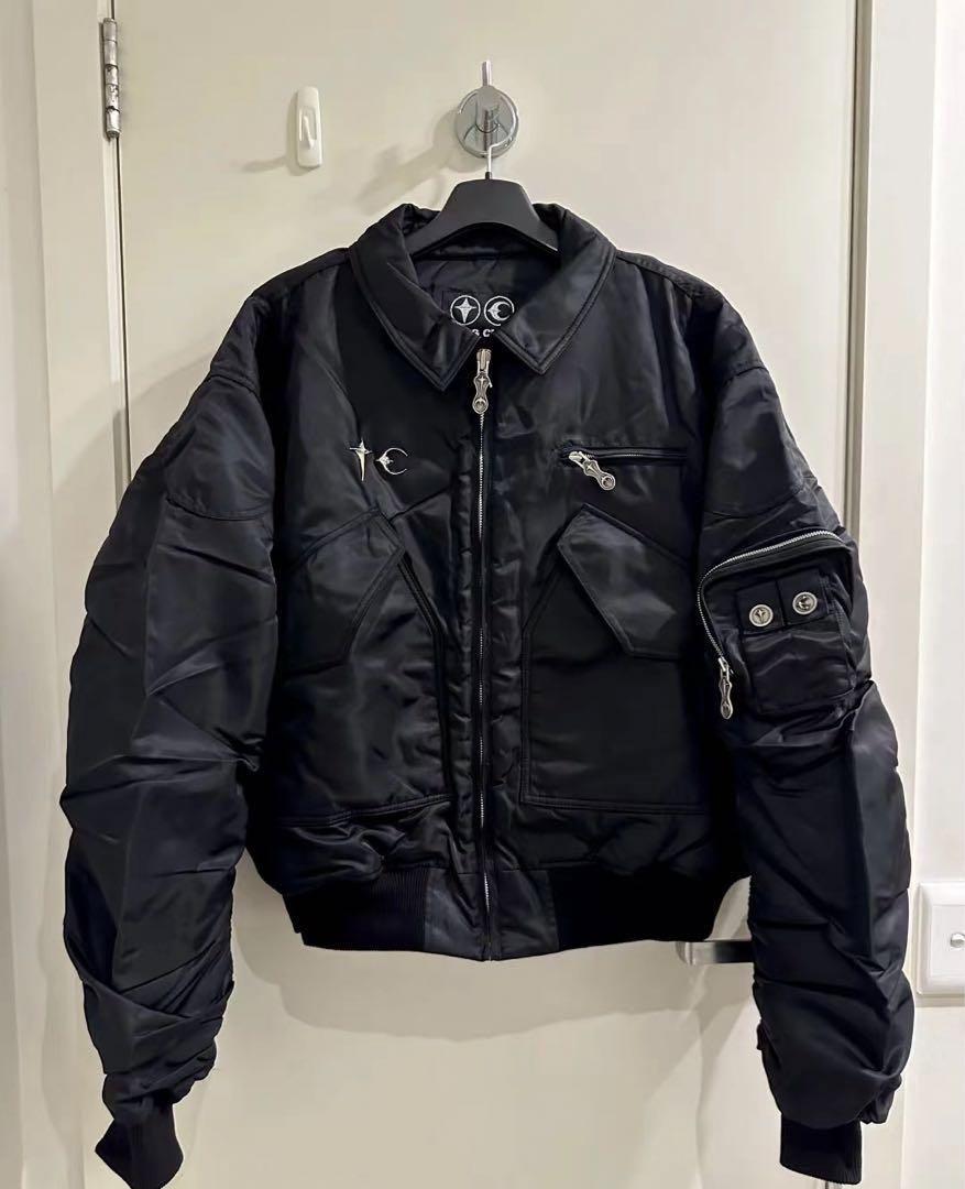 thug club フライトジャケット スタッズ Bomber Jacket