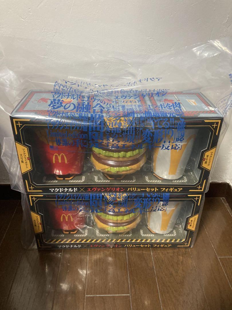 新品 マクドナルド エヴァ エヴァンゲリオン バリューセットフィギュア 2個
