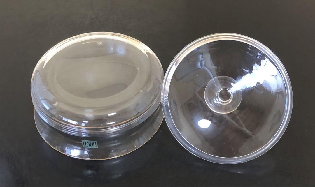R》HOYACRYSTAL 玻璃 千筋金彩煮物碗 縁純金 元箱250707E1