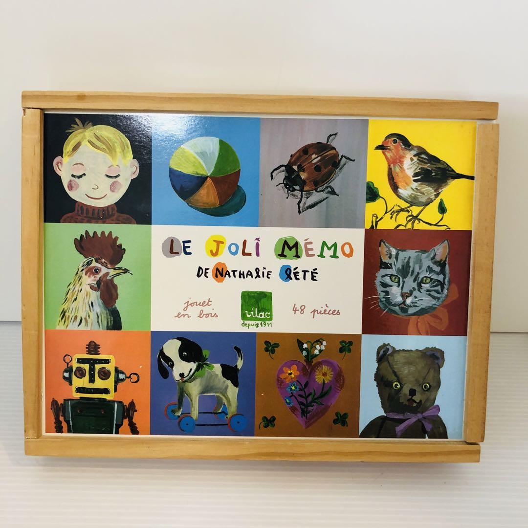Vilac ナタリーレテ メモリーゲーム 知育・木製パズル