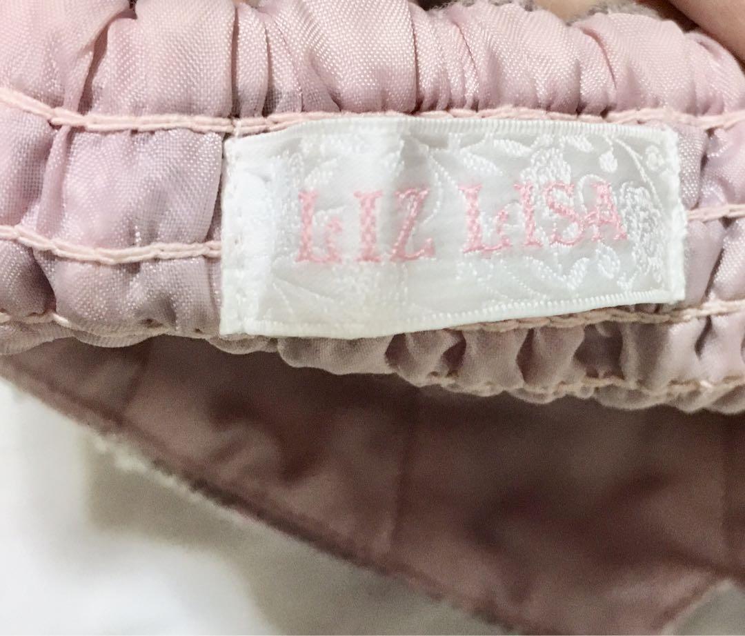 リボンピンクチェック柄スカパン当時品