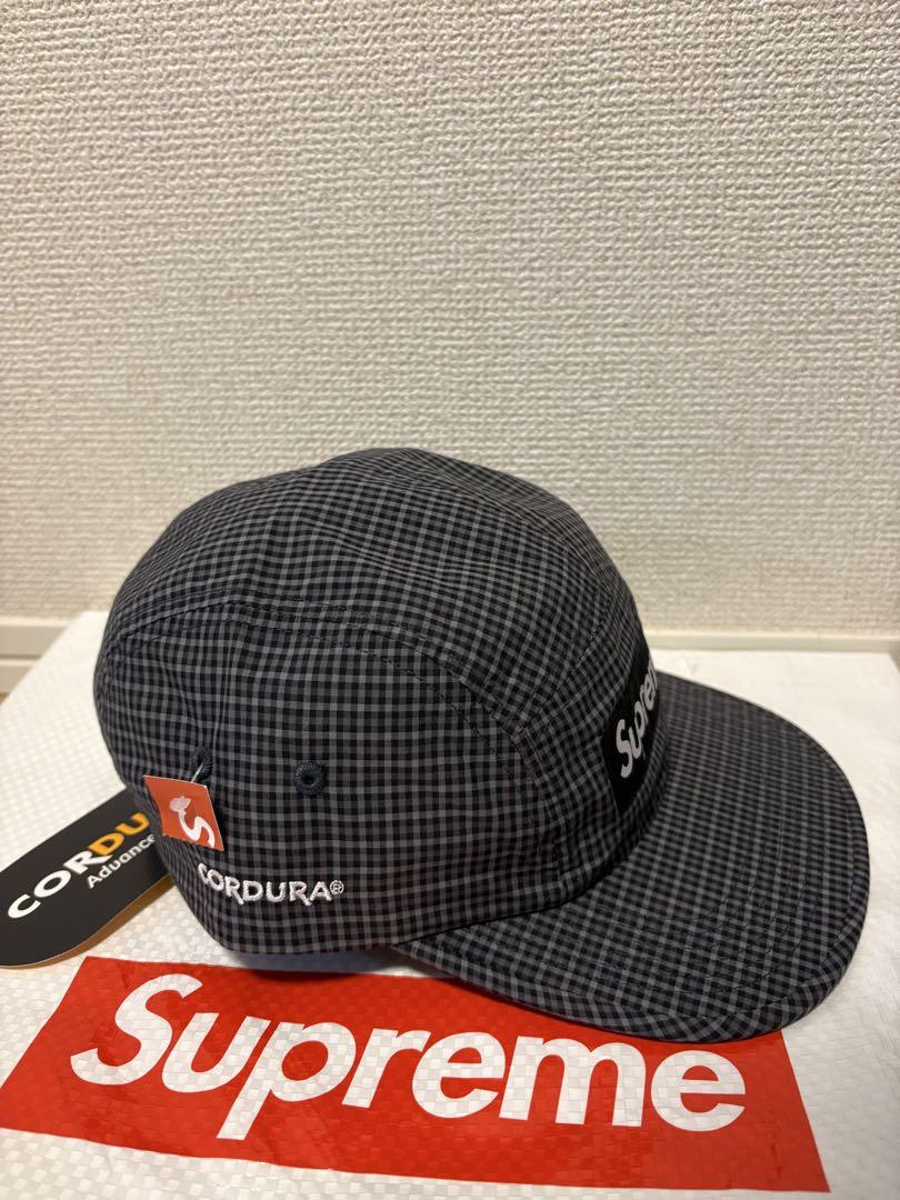 Supreme Cordura Plaid Camp Cap ブラック 25ss Supreme シュプリーム 2025SS Cordura Plaid Camp Cap