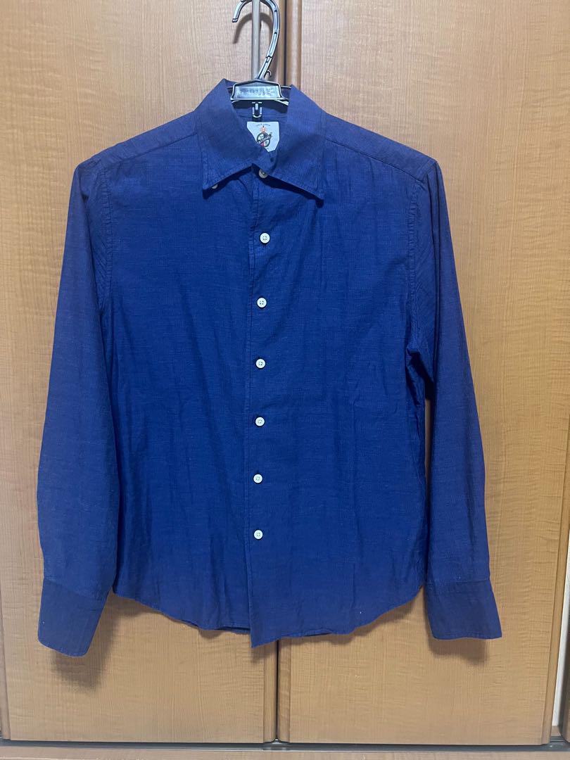 CANCLINI ネイビー 長袖シャツ