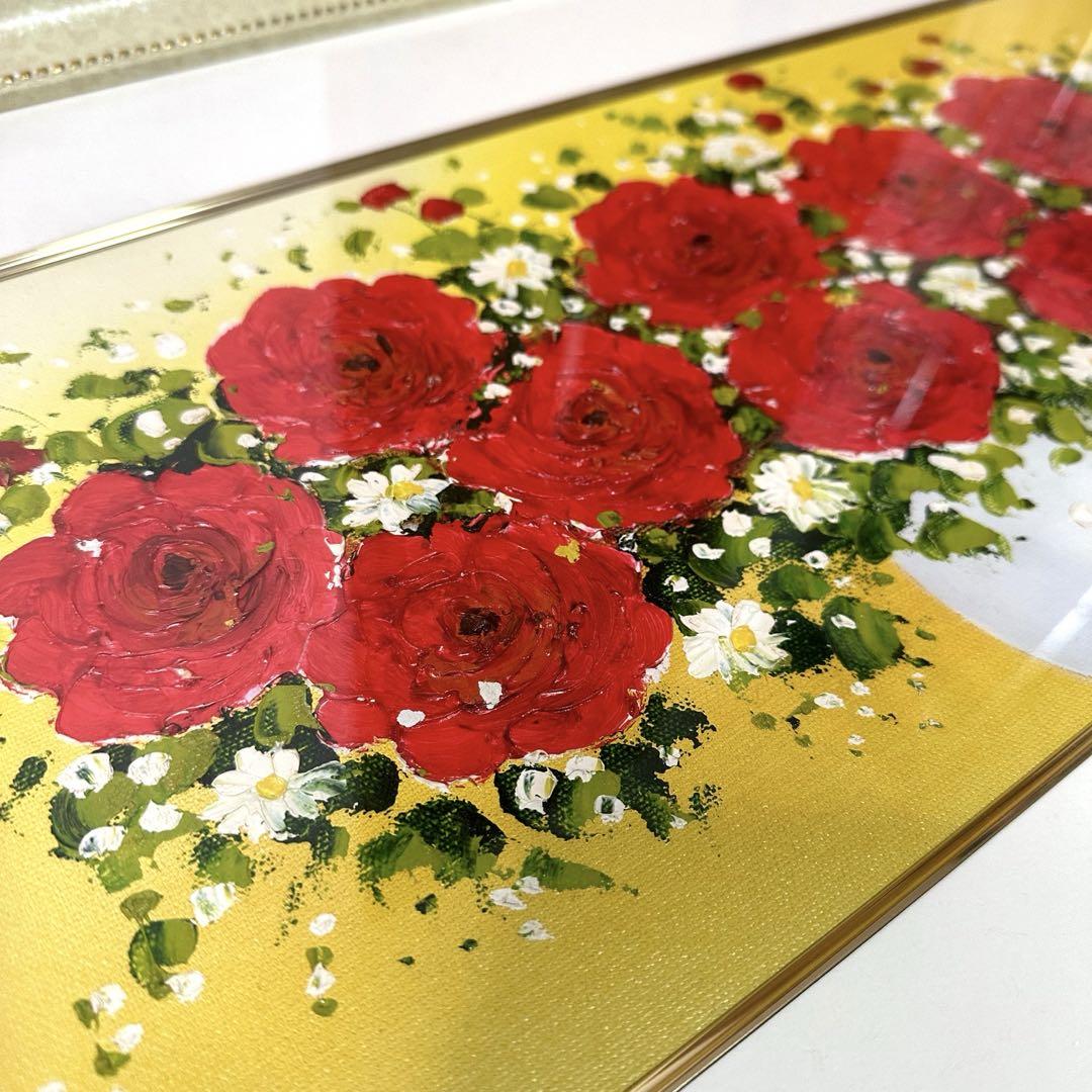 薔薇　油絵