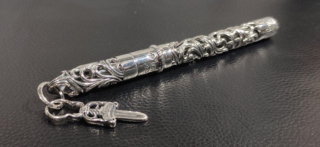 シルバー925　ボールペン　キャップ　クロス　ローラー