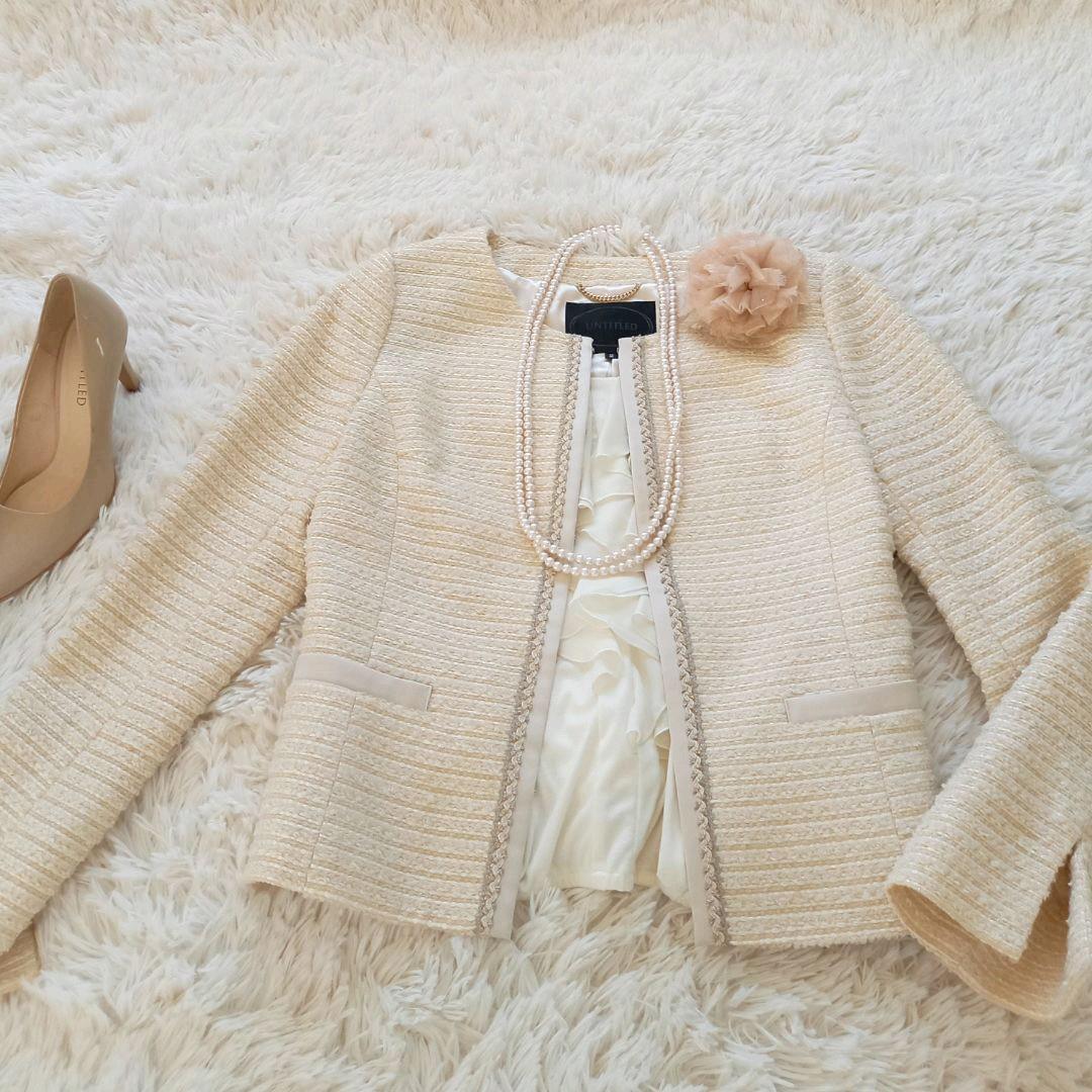 になる▩ M anysisスカート 入学式 7gNGV-m35712490033 3点♥️UNTITLEDジャケット&インナー レディース