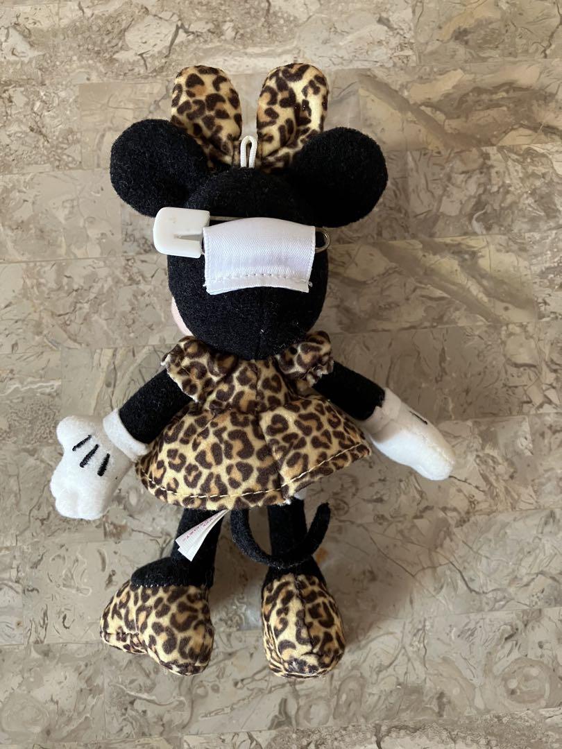 ディズニー　ミニーマウス ヒョウ柄　ぬいぐるみ