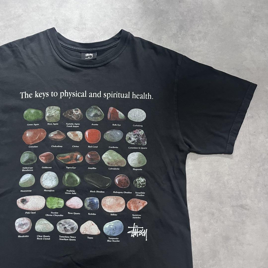 stussy Stones Pigment Dyed tシャツ 宝石 Stussy Stones Pigment Dyed Tee - Natural | Garmentory
