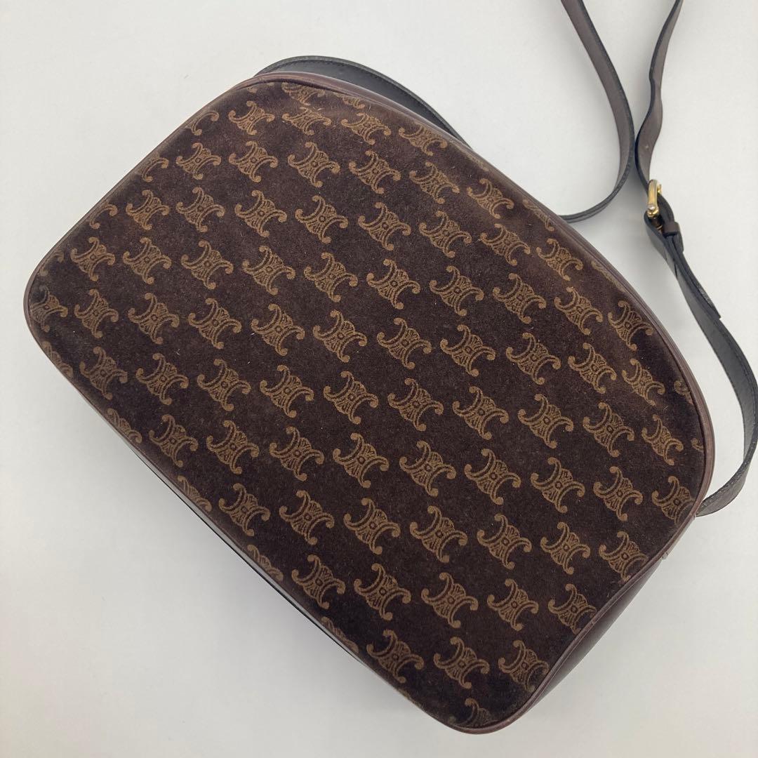 お買得】 【美品】セリーヌ ショルダーバッグ 肩掛け ブラウン