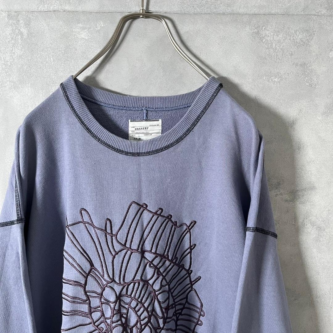 SHAREEF シャリーフ 刺繍 デザイン 日本製 スウェット N243