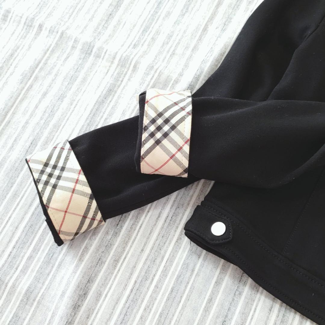 驚きの価格が実現!】 ☆極美品☆バーバリー*袖チェック柄