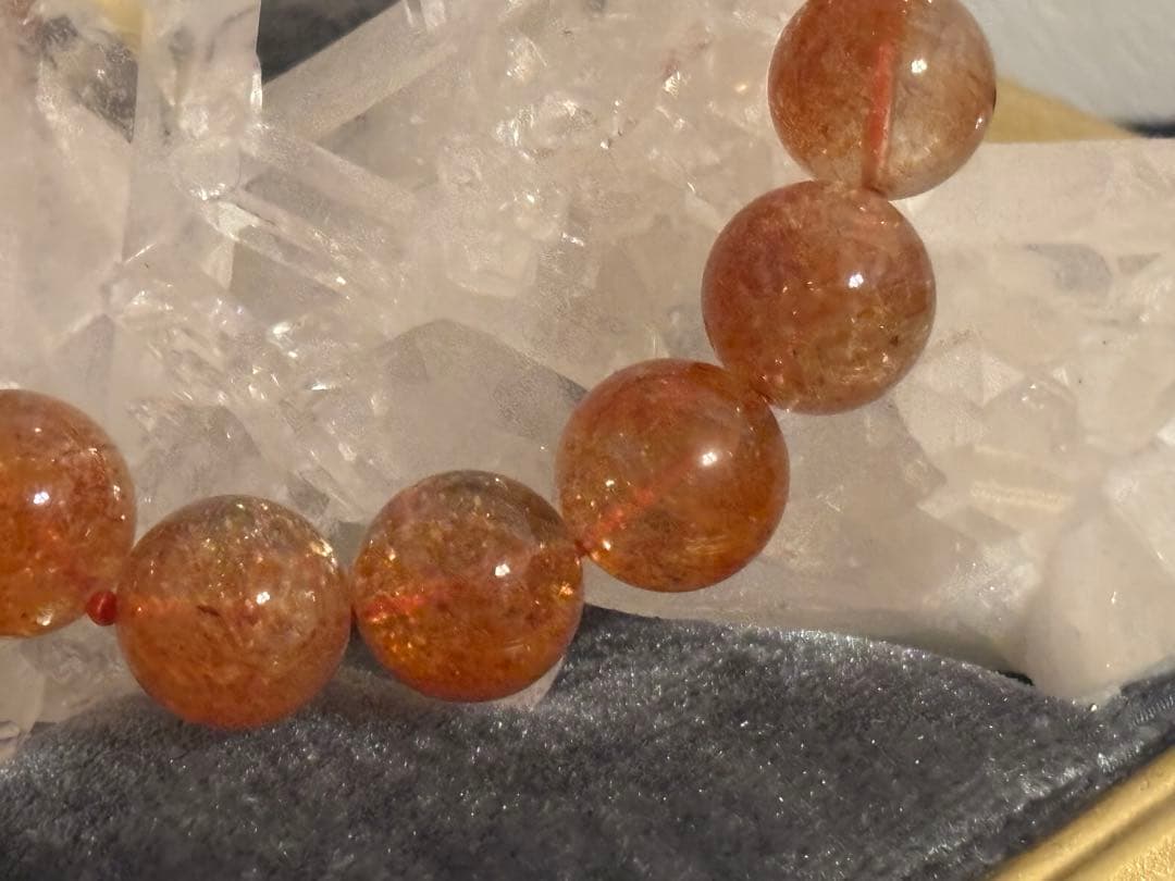 【高品質】サンストーン 13.5mm 大珠 【高品質】サンストーン 13.5mm 大珠