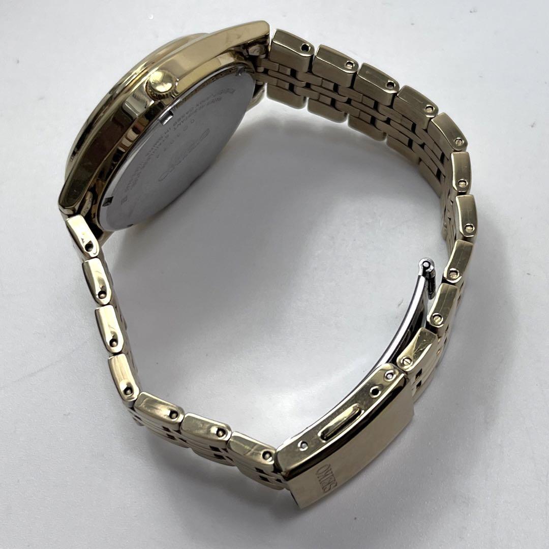 SEIKO セイコー 腕時計 時計 ゴールド ステンレス ソーラー