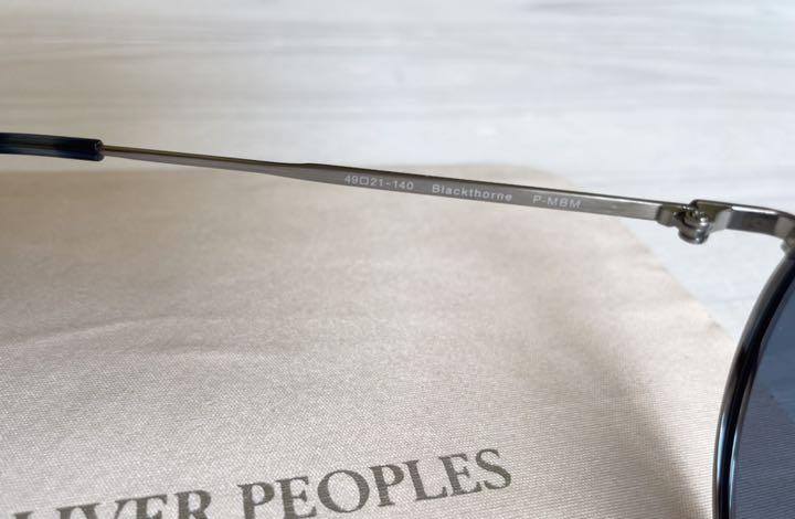 OLIVER サングラス ブラックソーン yQHdf-m35718405285 PEOPLES オリバーピープルズ 日本製