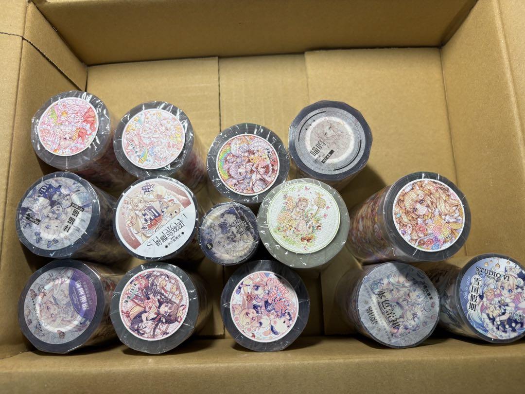 海外マステ 新品巻き売り 作家セット② テープ・マスキングテープ