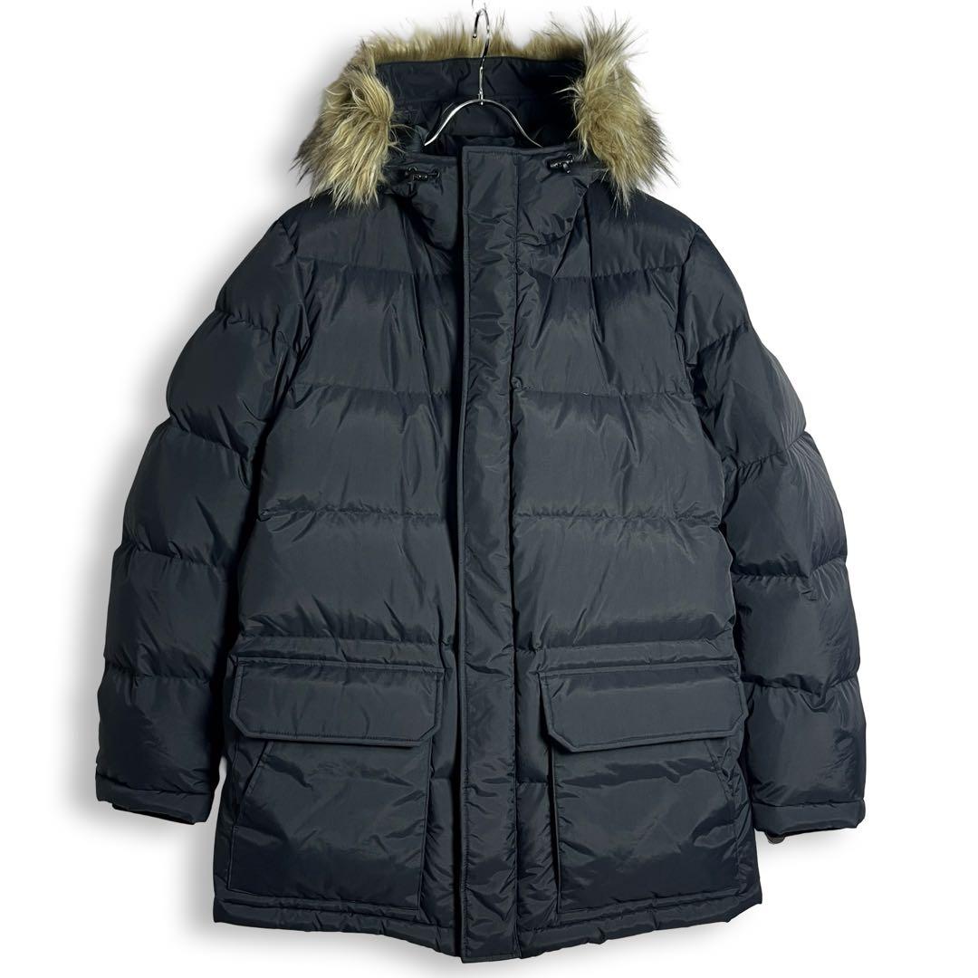 ⚡ UNIQLO フーディダウン ファー付 XL ジャケット 黒XL LL UNIQLO