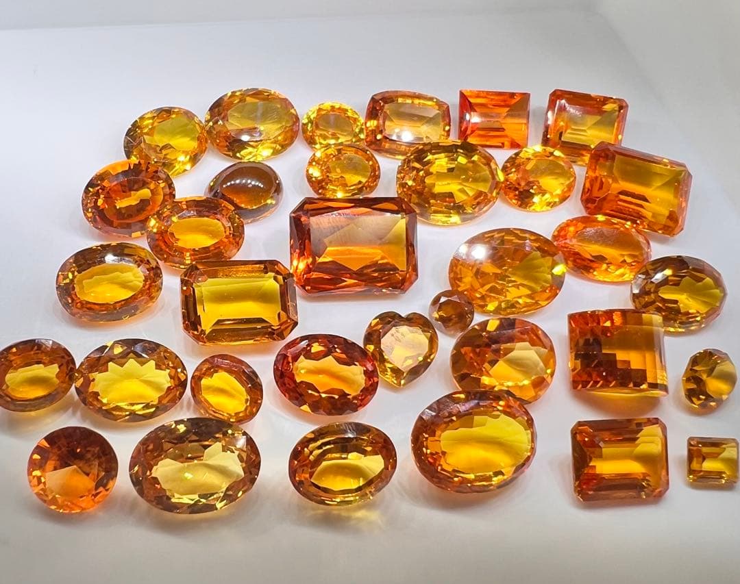 天然シトリン　おまとめセット　475ct