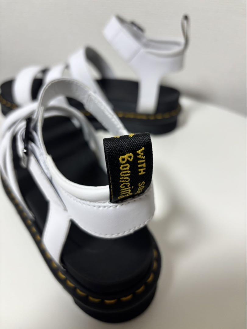 値下げしました！27㎝ ドクターマーチン　Ｄr.Martens 厚底サンダル　白