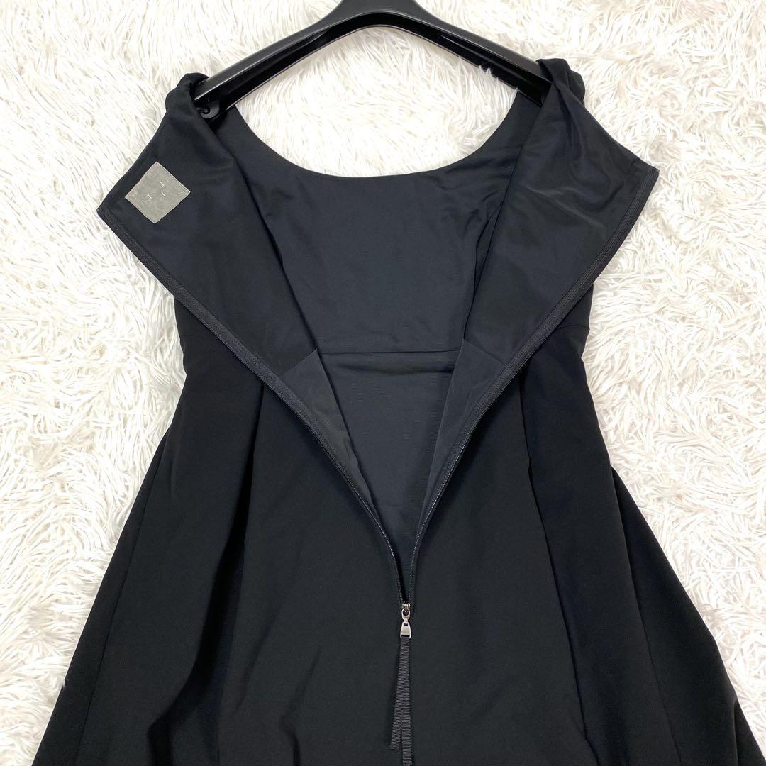極美品✨DAISY LIN ドレスワンピース ノースリーブ　とろみ素材　黒　38 極美品✨DAISY LIN ドレスワンピース ノースリーブとろみ素材黒38