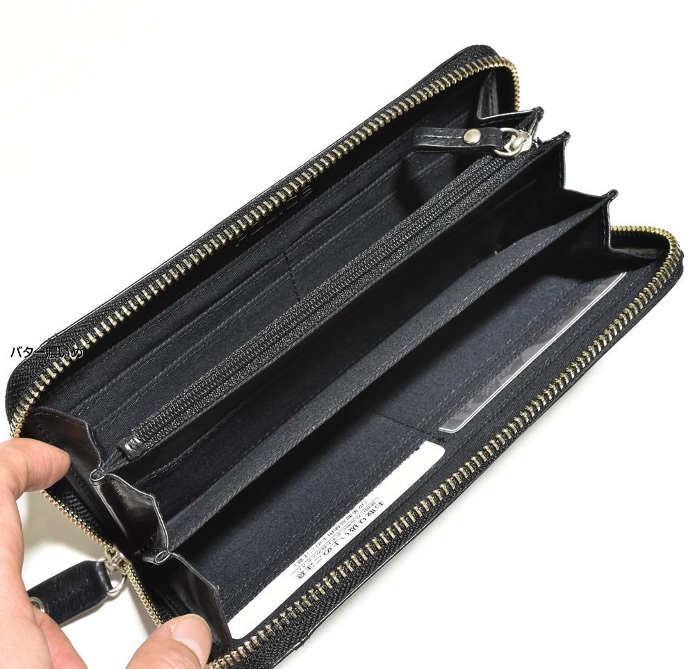 ポリス 牛革レザー ラウンドファスナー BK 新品 0Rt9W-m35724046833 POLICE メンズ 長財布 得価好評