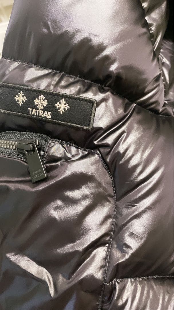 TATRAS フリースフードジャケット 黒 TATRAS タトラス BOMOS ボモス フード付き ファージャケット