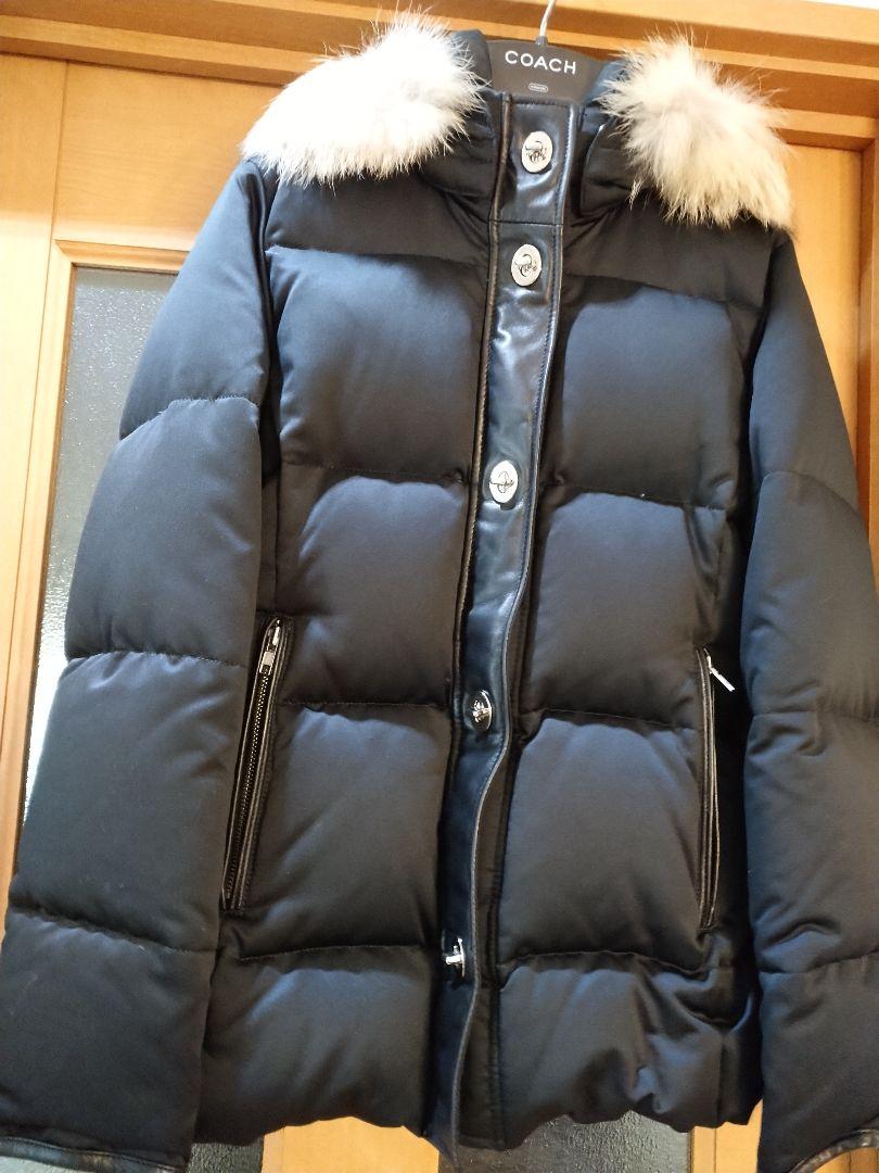 COACH コーチ ダウンジャケット XS バックルデザイン