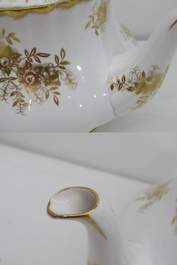 ロイヤルアルバート ボーンチャイナ ティーポット＋ピッチャー U83