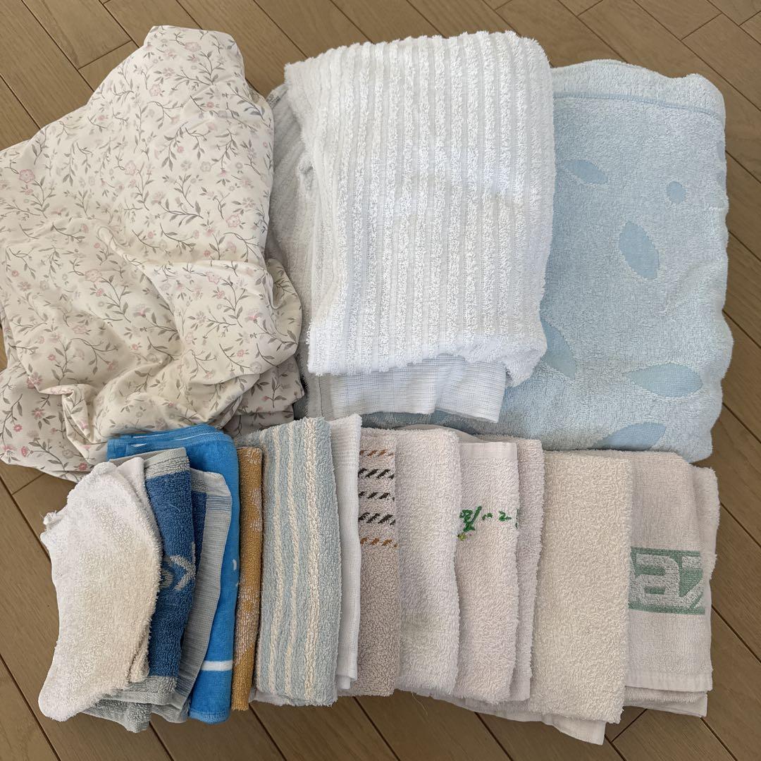 古タオルシーツまとめ売りウエスタオル使用済みタオルバスタオル