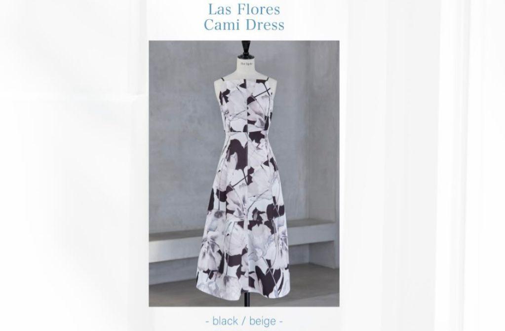 herlipto - Las Flores Cami Dress　black