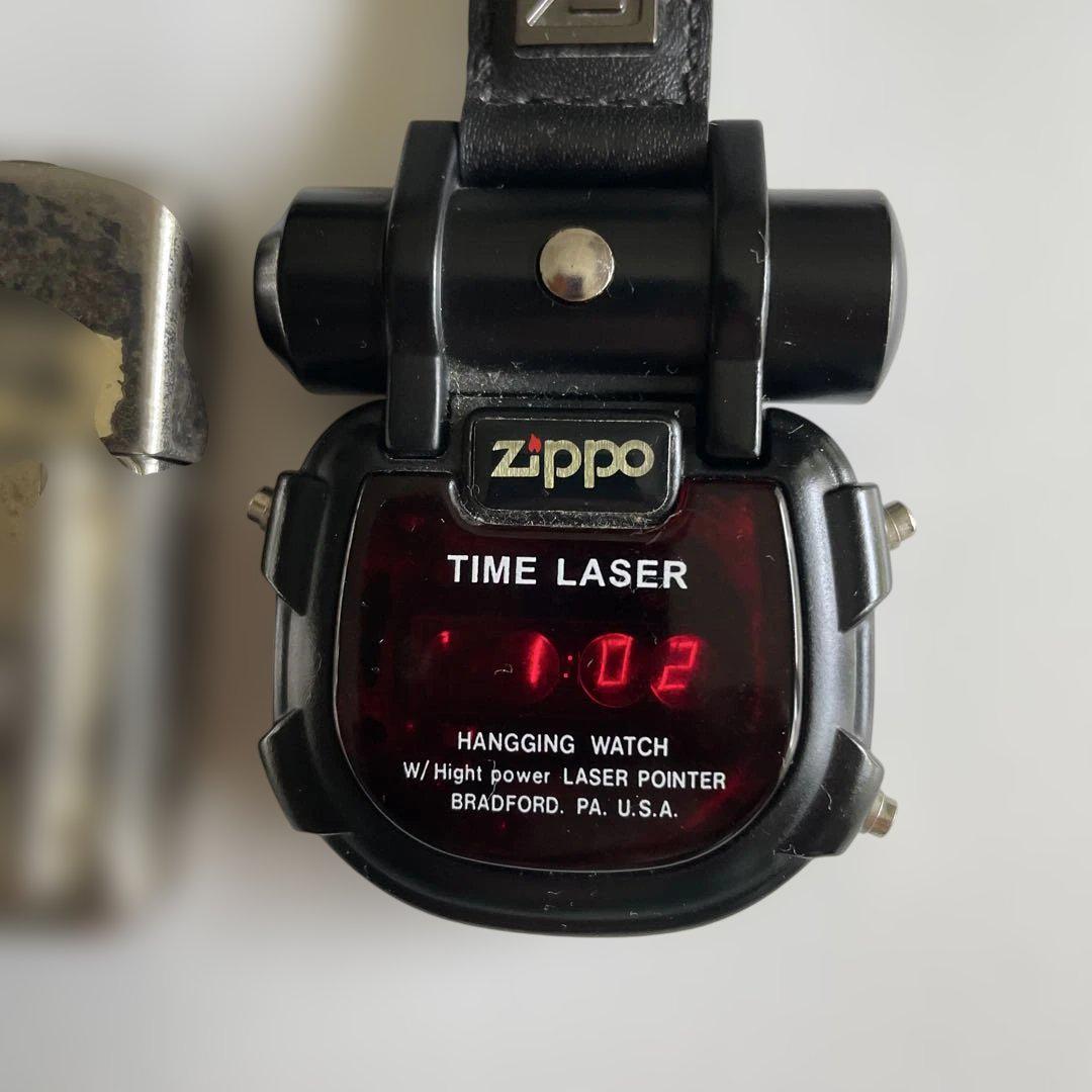 【USED】zippo 1996年clock、1997年デジタル懐中時計ポインタ