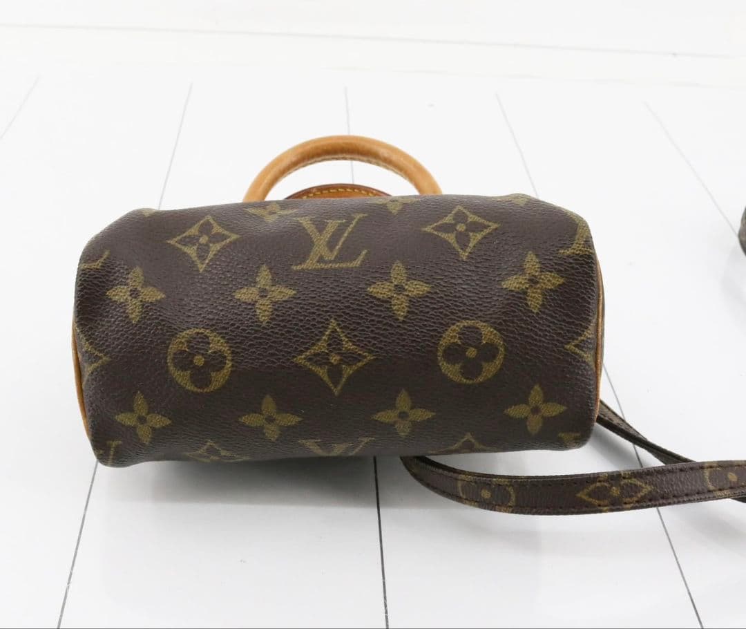 美品! 正規品 ヴィトン モノグラム ミニスピーディーバッグ M41534 美品! 正規品 ヴィトン モノグラム ミニスピーディーバッグ M41534