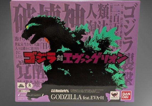 S.H.MonsterArts ゴジラ feat EVAー01 魂ウェブ商店