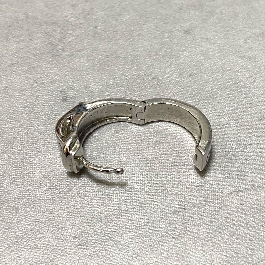 【人気】Vivienne Westwood フープピアス シルバー 片耳AW76