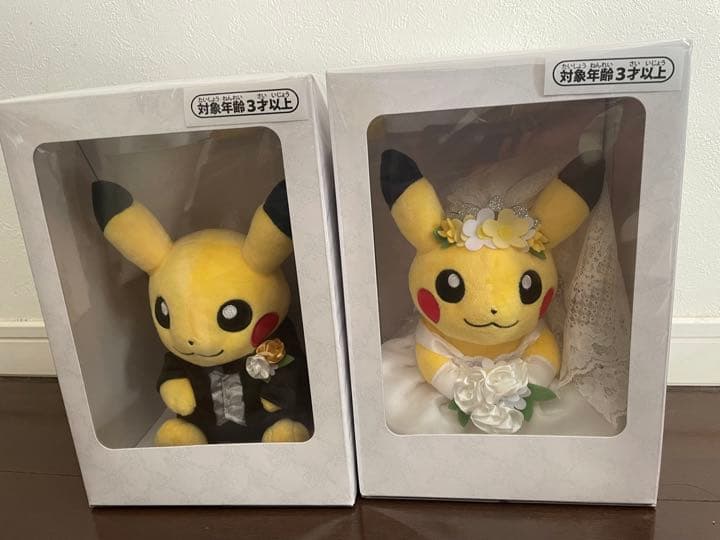 22春の新作 新品 ポケモンセンター ウエディング 結婚式 洋婚 ピカチュウ ぬいぐるみ キャラクターグッズ Report Cl