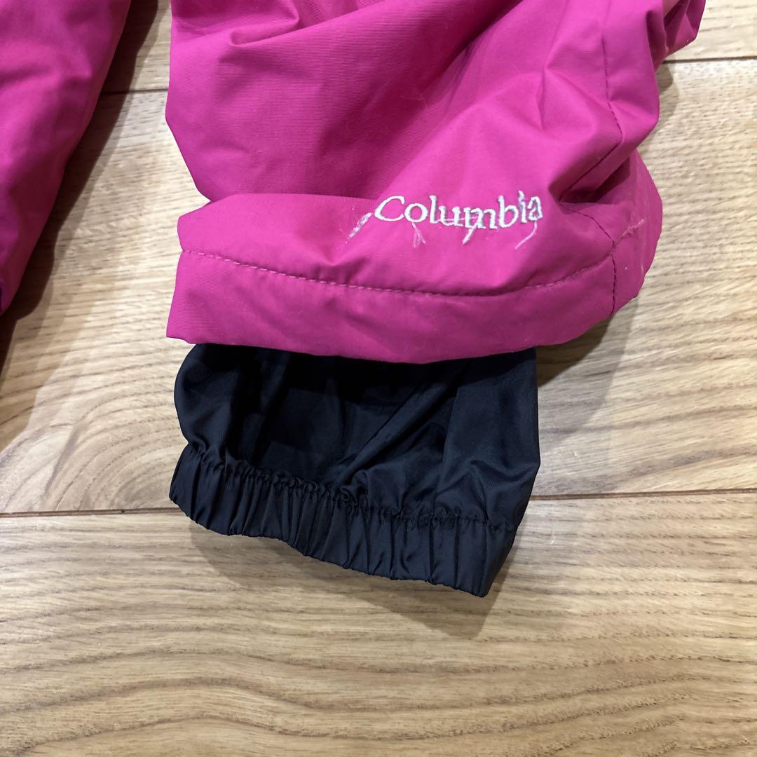 Columbia キッズ　スキーウェア 上下セット ピンク100 110 120