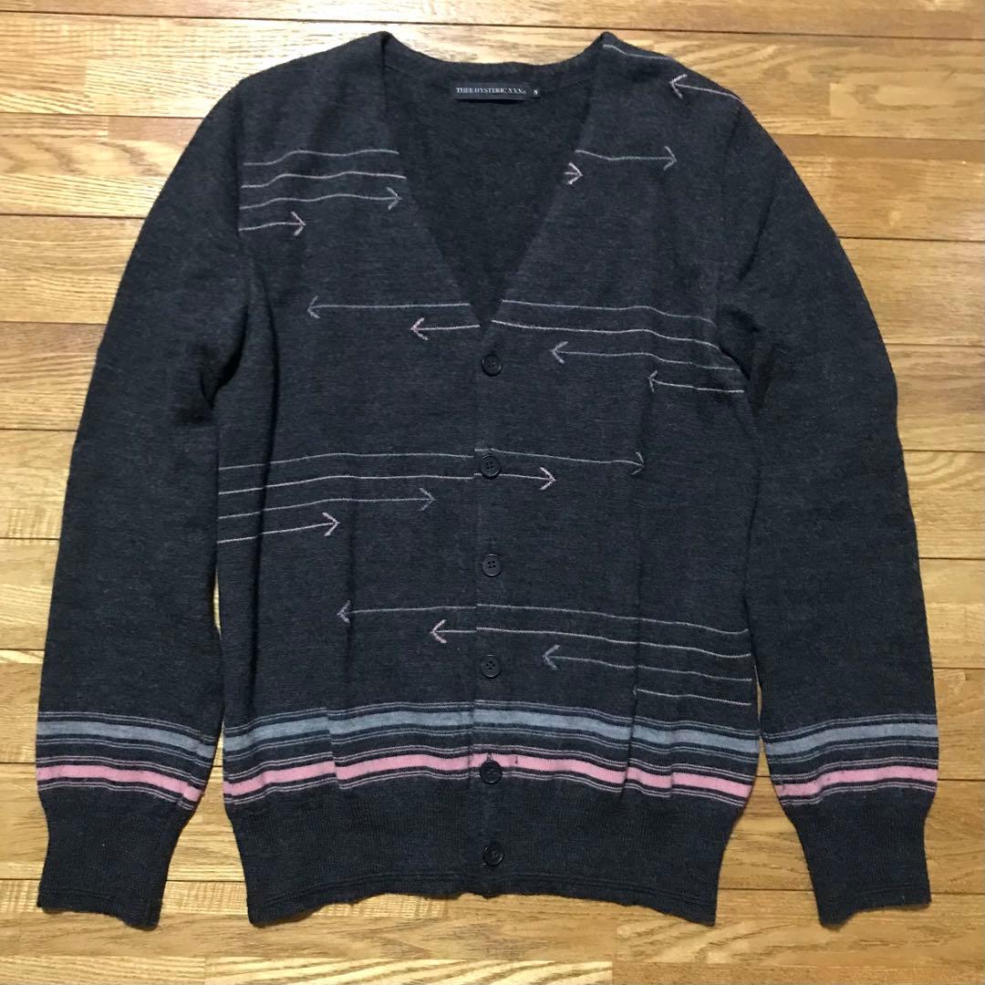 ヒステリックグラマー 矢印柄 カーディガン Sサイズ - メルカリ