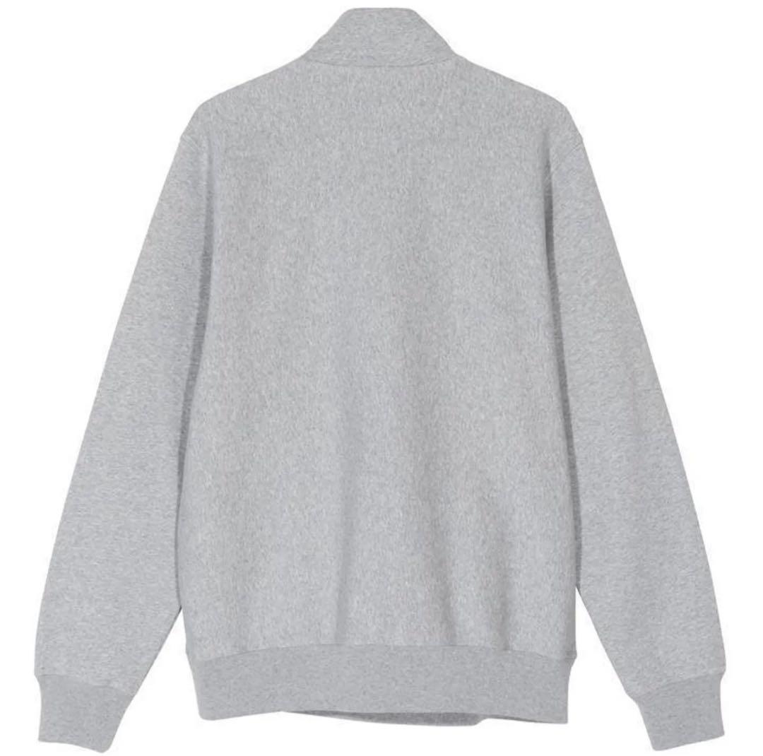 Stussy グレー ハーフジップ スウェット