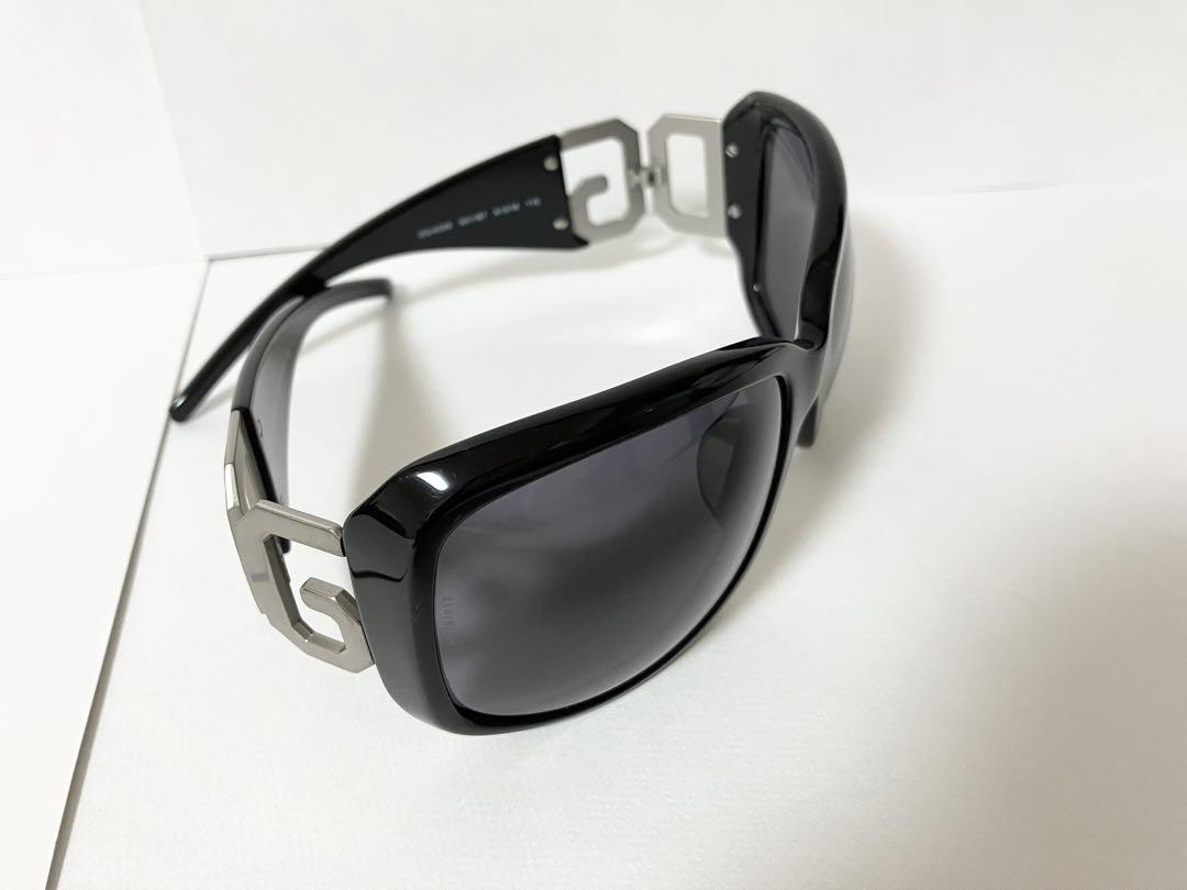 DOLCE&GABBANA ドルチェ&ガッバーナ サングラス でかロゴ 黒