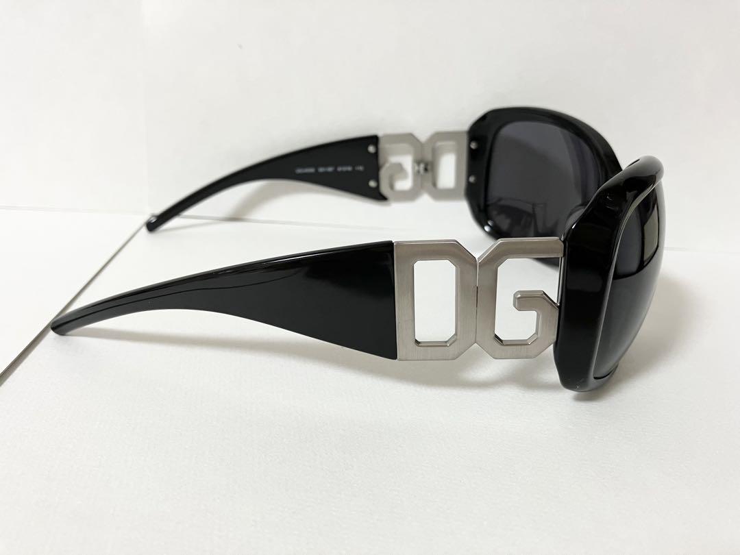 DOLCE&GABBANA ドルチェ&ガッバーナ サングラス でかロゴ 黒