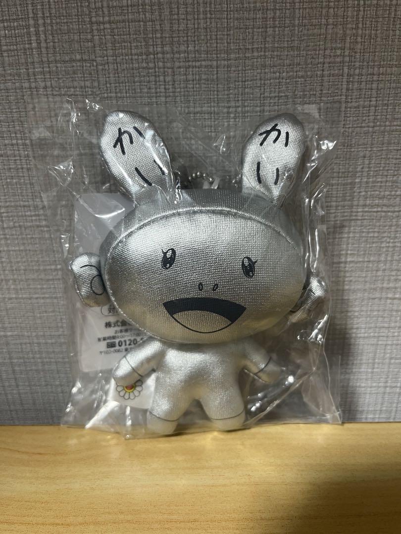 村上隆 カイカイキキ Kaikai Kiki ぬいぐるみ かいかい シルバー 銀