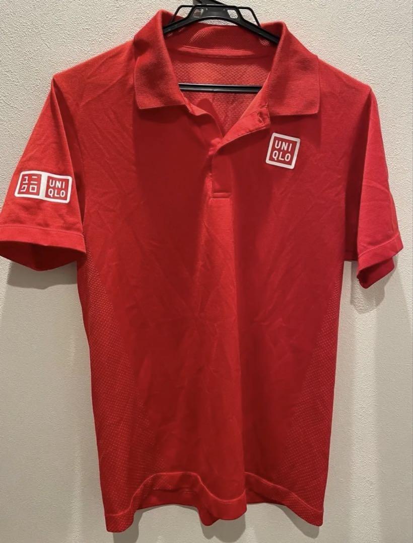 ユニクロ 錦織圭モデル ドライポロシャツ グリーン Sサイズ