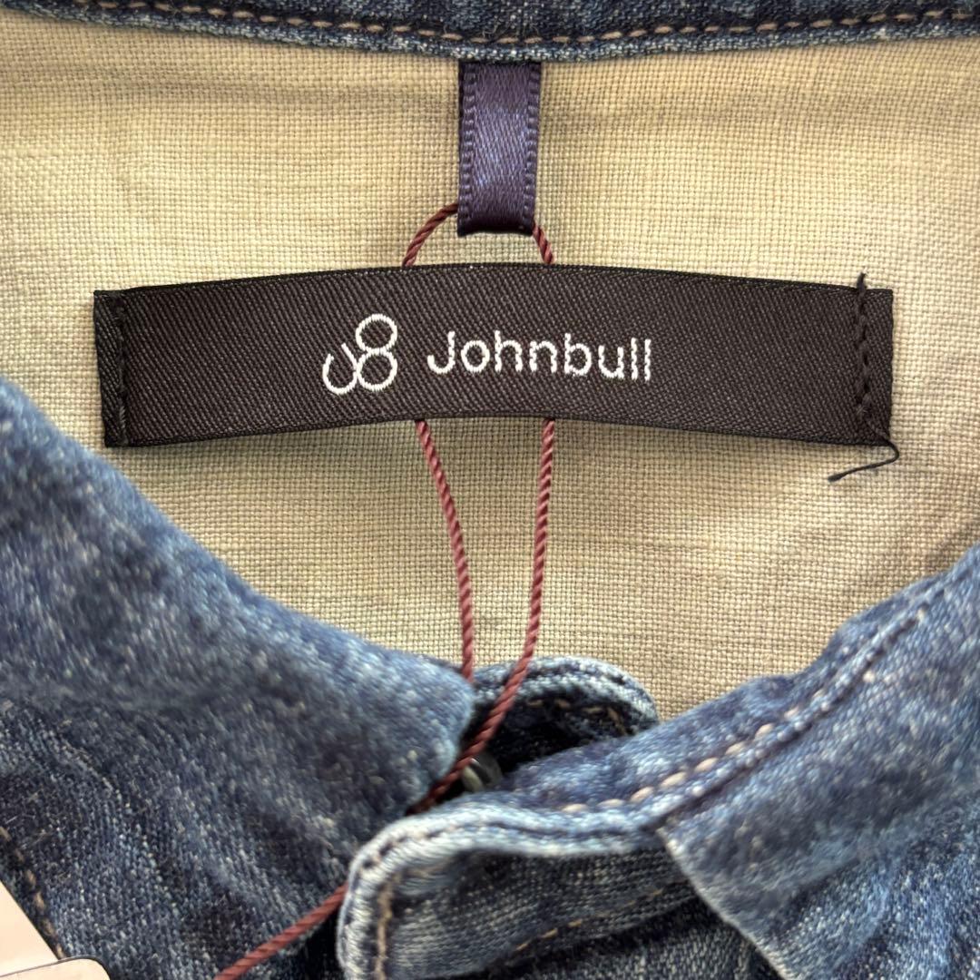 【新品未使用】JOHNBULL ジョンブル デニムシャツ ウエスタンシャツ S